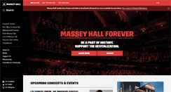 Desktop Screenshot of masseyhall.com