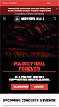 Mobile Screenshot of masseyhall.com